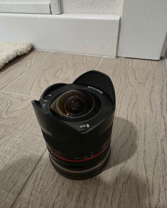 Obiettivo Fisheye Samyang f2.8