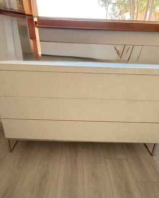 Cassettiera libreria letto