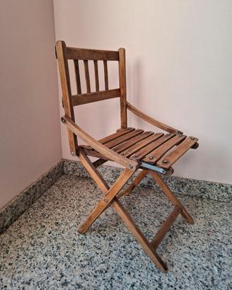Sedia pieghevole bambino stile Reguitti