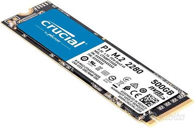 Crucial P1 500 GB NVMe PCIe  M.2