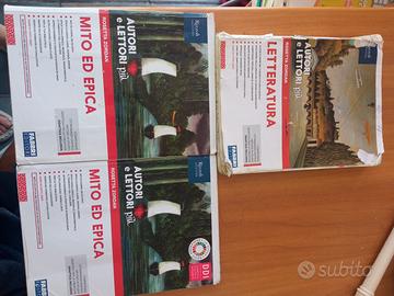 libro scolastico letteratura 