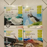 libri scuola media "osservare e capire"4 volumi