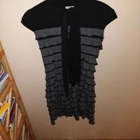 vestito\tubino con balze