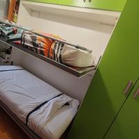 cameretta con letti a castello a scomparsa clei. 