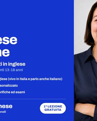 Lezioni di inglese online per ragazzi (13-18 anni)