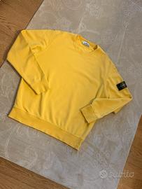 Stone Island – Felpa girocollo gialla XL