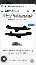 SUPPORTI VALIGE LATERALI BMW R1200R