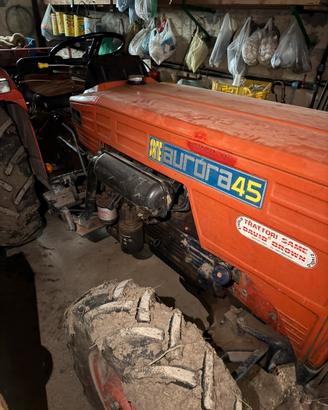 Trattore Same Aurora 45 con zappatrice