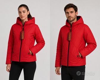 Giacca Piumino Unisex con Cappuccio 