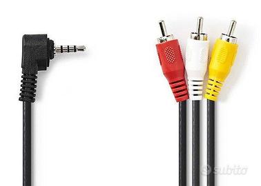 Cavo Jack 3,5mm - 3RCA 1mt NUOVO