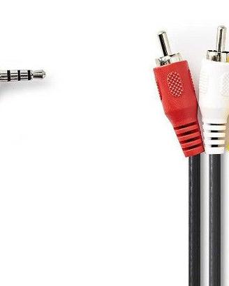 Cavo Jack 3,5mm - 3RCA 1mt NUOVO