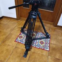 Cavalletto Manfrotto 515MVB testa 510