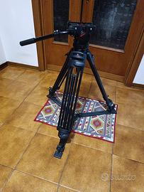 Cavalletto Manfrotto 515MVB testa 510