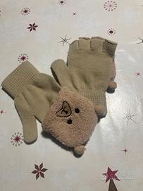 Guanti senza dita in maglia