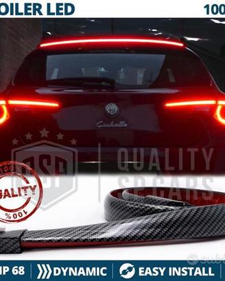 SPOILER LED Posteriore in CARBONIO Striscia 100Cm