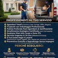 Sgombero Gratis Case Ville Cantine Traslochi H24