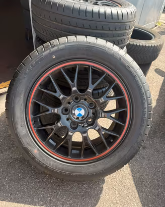 Set di 4 cerchi il Lega 16” BMW BBS neri con gomme
