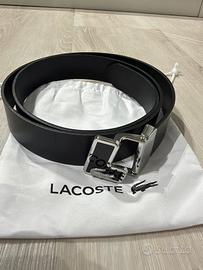 cintura lacoste nera