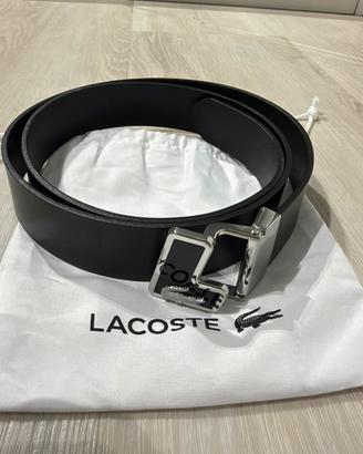 cintura lacoste nera