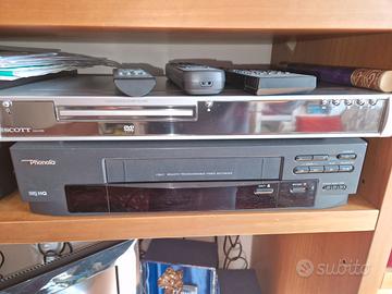 LETTORE DVD E CASSETTE