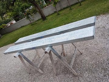 pedane in alluminio ponteggio carico scarico