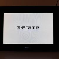 Cornice digitale nera Sony S-Frame 10.2” a LED