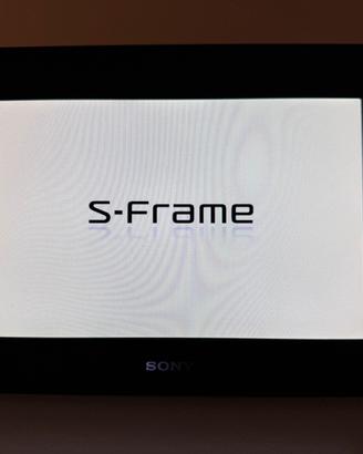 Cornice digitale nera Sony S-Frame 10.2” a LED