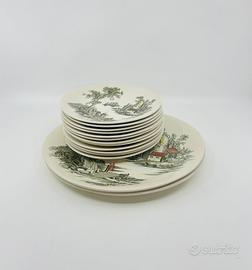 Set piatti vintage "The Old Mill"