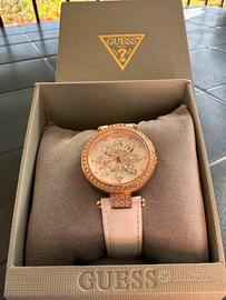 Orologio Donna GUESS Floreale Oro Rosa e Cristalli