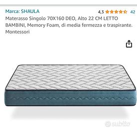 Materasso letto 70x160