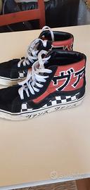 Vans Sk8-Hi tipo Giapponese Nero Rosso