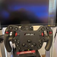 Simagic alpha+corona fx+pedaliera p1000 idraulica