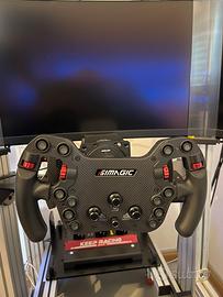 Simagic alpha+corona fx+pedaliera p1000 idraulica