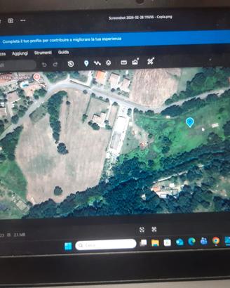 Terreno agricolo recintato in posizione ottimale