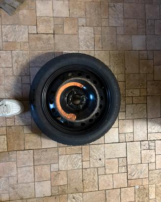 Ruota Ruotino di scorta fiat lancia 4 fori 15