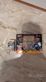 Naruto mythos 1a Ed booster box + Naruto & Sasuke
