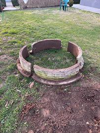 Rondo cemento per fiori