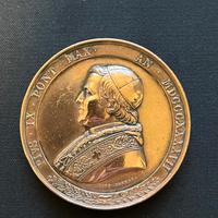 Medaglia Pontificia Commemorativa Papa Pio IX,