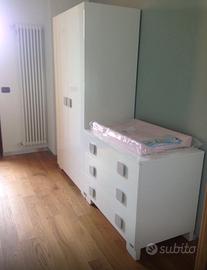 Armadio e cassettiera cameretta bambini