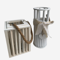 Set Lanterna + Portacandela con Cuore – Stile Roma