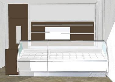 Arredamento gelateria pasticceria
