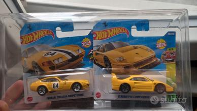 2 macchinine Ferrari HotWheels Da Collezione 