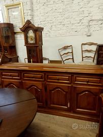 Credenza bassa da sala di legno massello 