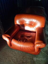 poltrone in pelle anni 70 perfette