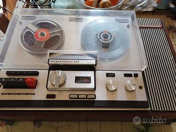 Registratore a bobine natro telefunken magnetophon