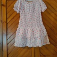 Vestito vintage anni 60 in Sangallo per ragazza 