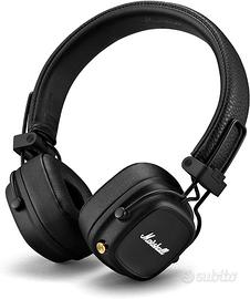 Marshall Cuffie Bluetooth Major IV On Ear, auricol