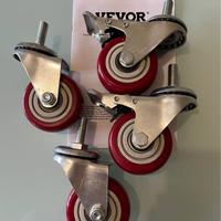 4 ruote girevoli da carrello