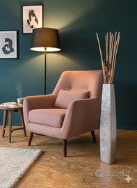 Vaso Alto da Pavimento con Finitura Testurizzata