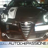 Coppia fanali anteriori D LITE neri per ALFAROMEO 